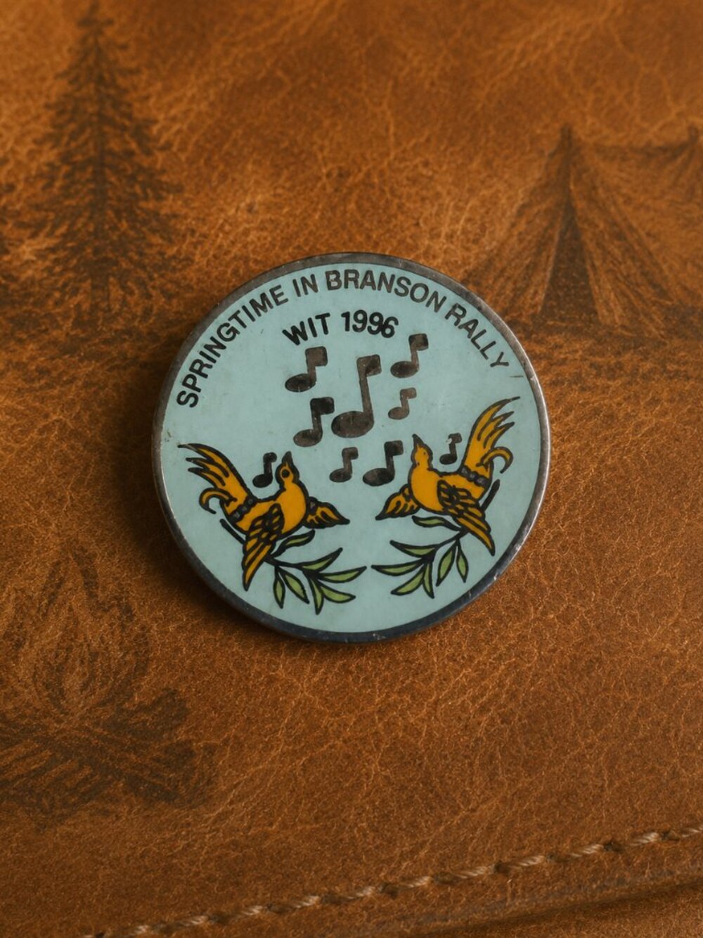 WIT Winnebago Itasca Travelers Branson Rally 1996 Missouri Vintage Lapel Pin
